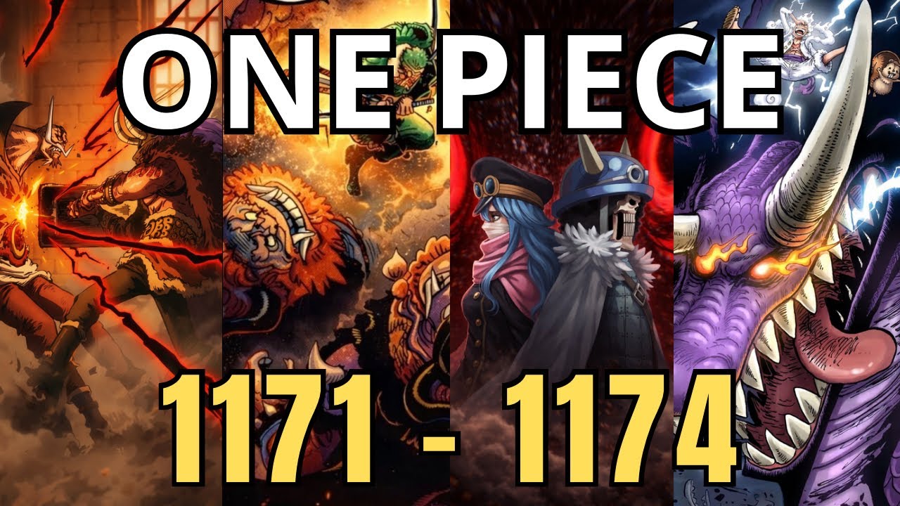 ¡ONE PIECE 1171 AL 1174! (Resumen) | ¡Los más poderosos del anime y manga en su prime!