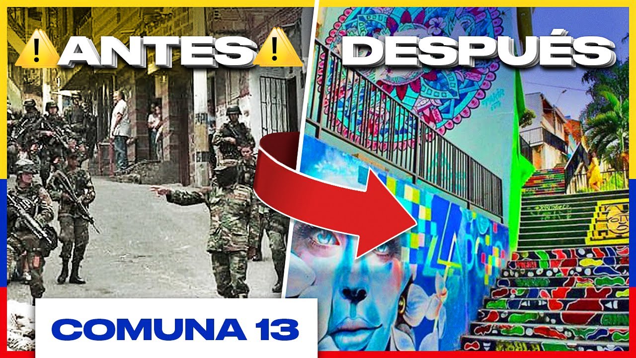 Del barrio M&Aacute;S PELIGROSO DEL MUNDO⚠️ al lugar M&Aacute;S TUR&Iacute;STICO📷 &iquest;c&oacute;mo se logr&oacute; ? COMUNA 13, MEDELL&Iacute;N 🇨🇴