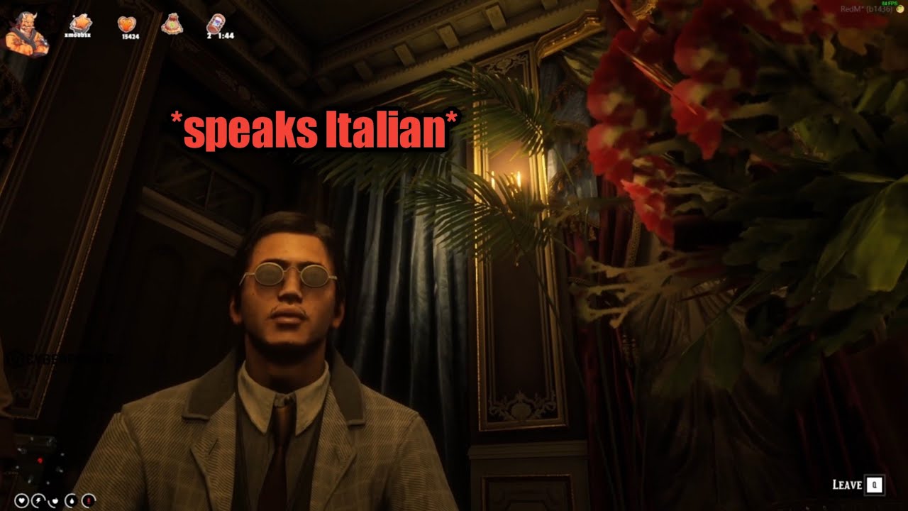 Wu turning into an Italian | WILD RP RDR2