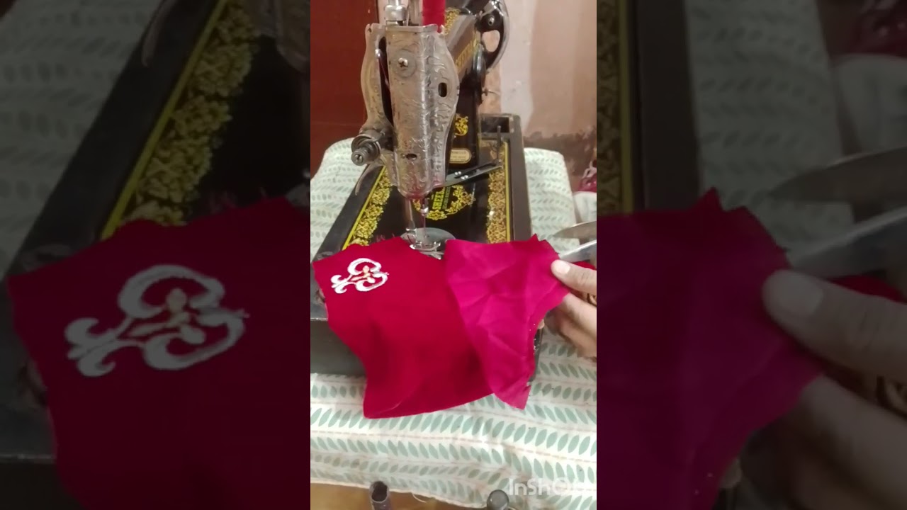 2 year baby girl frok cutting and stiching 