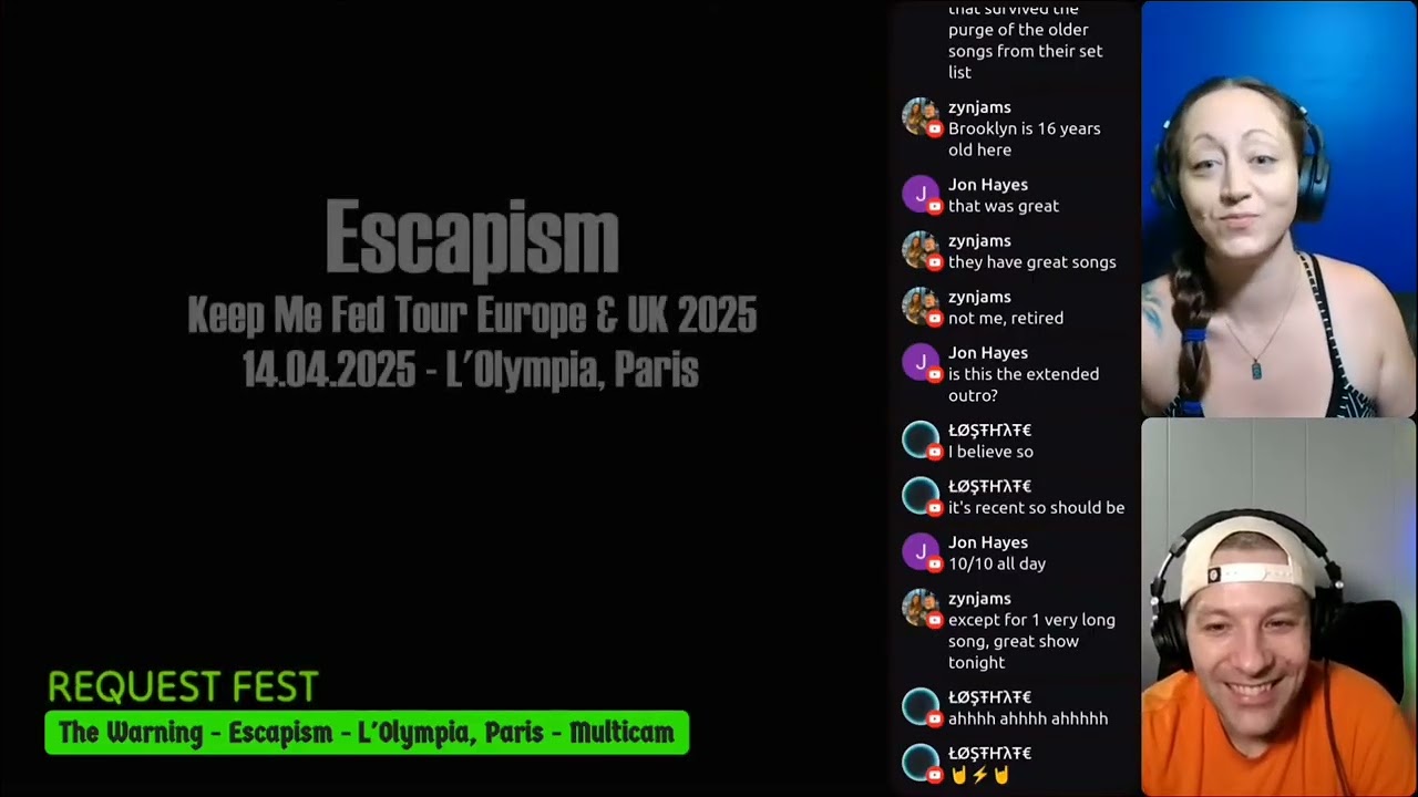The Warning  - Escapism - L'Olympia, Paris - multifamily-(Reaction) Request Fest