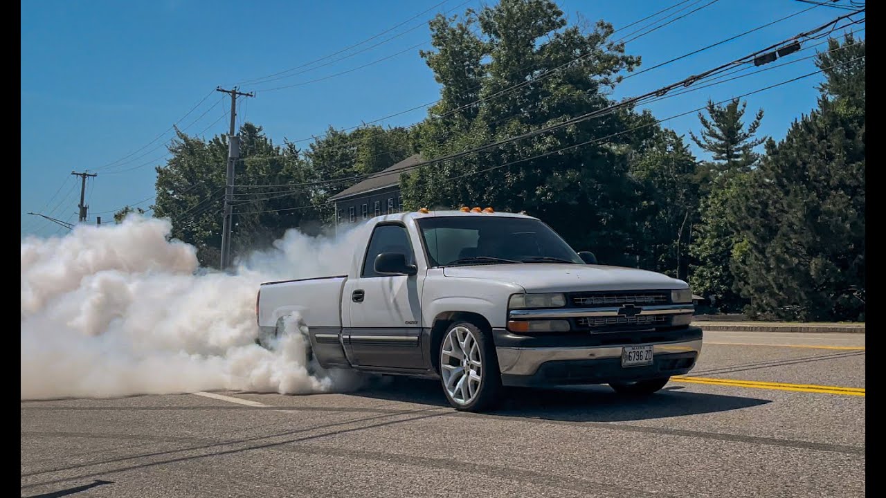 South Portland Cars and Coffee gets Crazy Again (Lots of Burnouts and Launches)