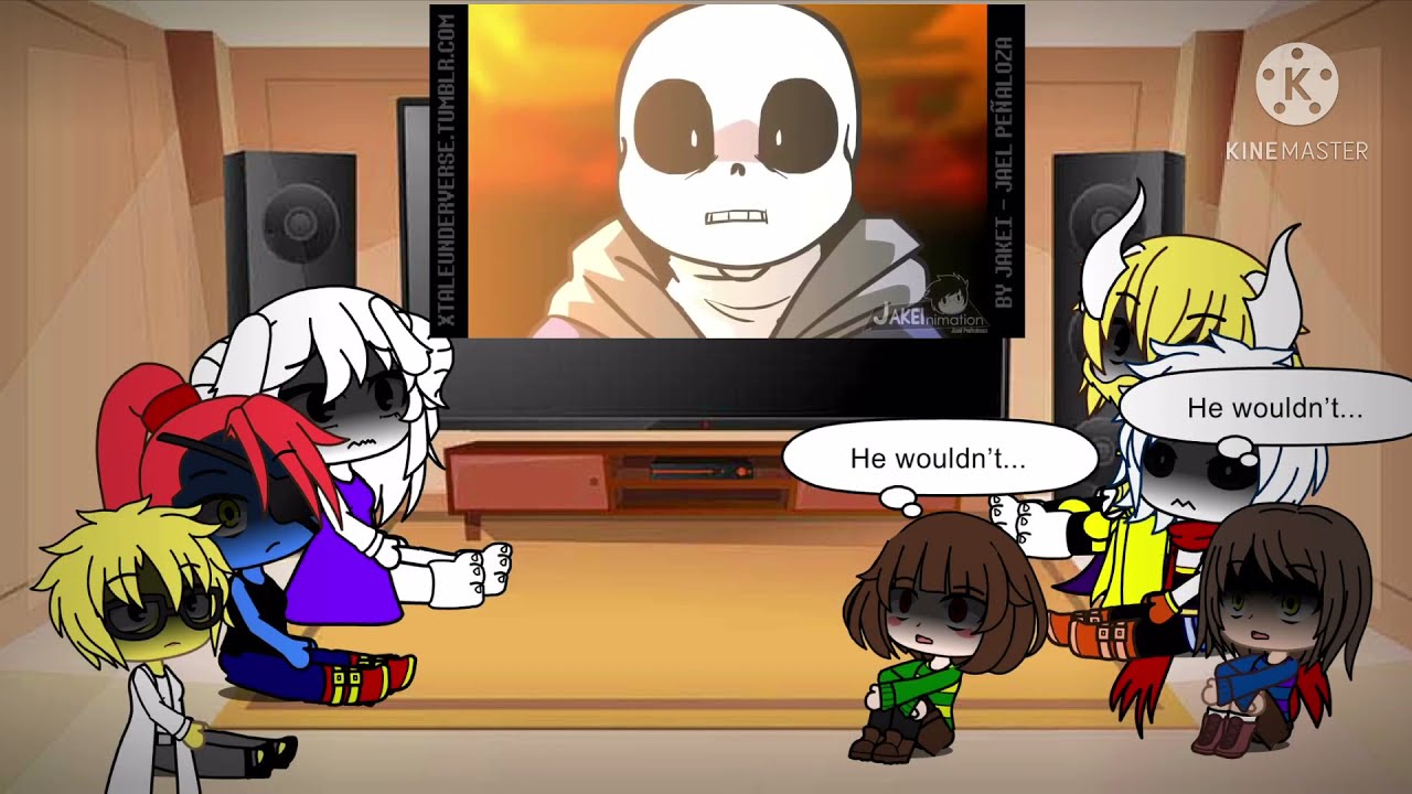 Undertale reacts to Underverse- Resistance
