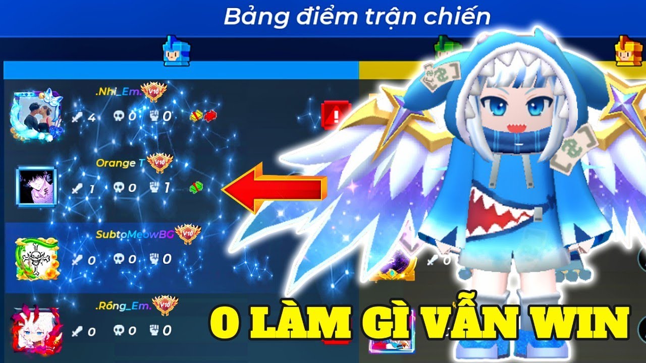 (Blockman Go) Bedwars: Content Tự Tìm Tới Ghép Trận Full V10 Không Làm Gì Cũng Lên Rank