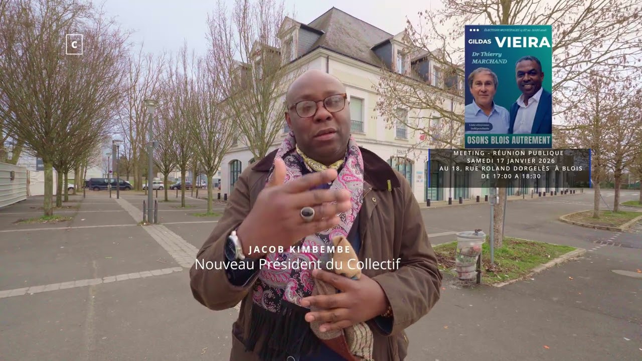 JACOB KIMBEMBE NOUVEAU PRÉSIDENT DU COLLECTIF DES CONGOLAIS DE BLOIS