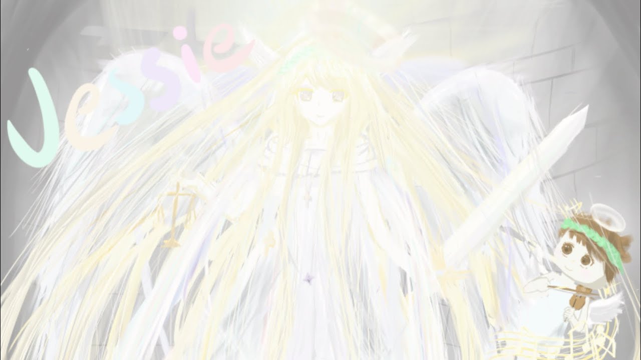 [OC] The Descending Angel 🕊️✨ | Original Character Digital Art Process