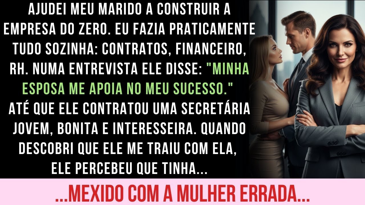 CONSTRUÍ UMA EMPRESA MILIONÁRIA DO ZERO COM MEU MARIDO E ELE ME TRAIU. O QUE ELE NÃO SABIA ERA