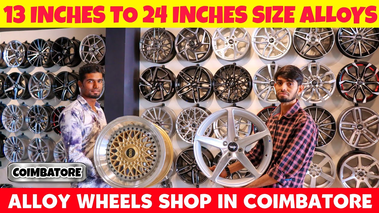 Low Cost Alloy Wheels | Best alloy wheels shop in Coimbatore | New Alloy Wheels | Car