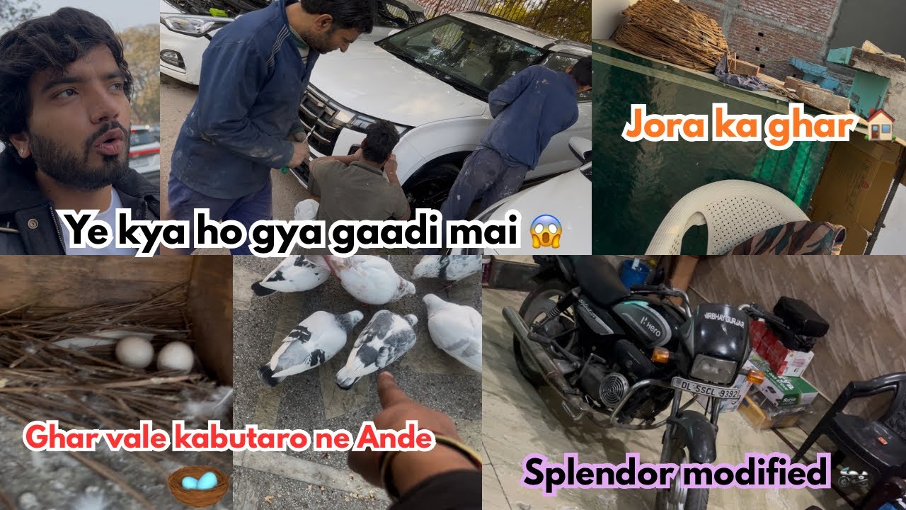 Gaadi mai kya ho gya ya 😰 Jora ka ghr kesa lga 😇