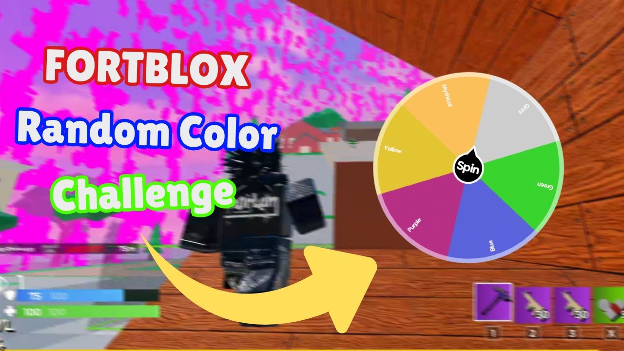 Random color challenge in Artemis Royale! (Fortblox)