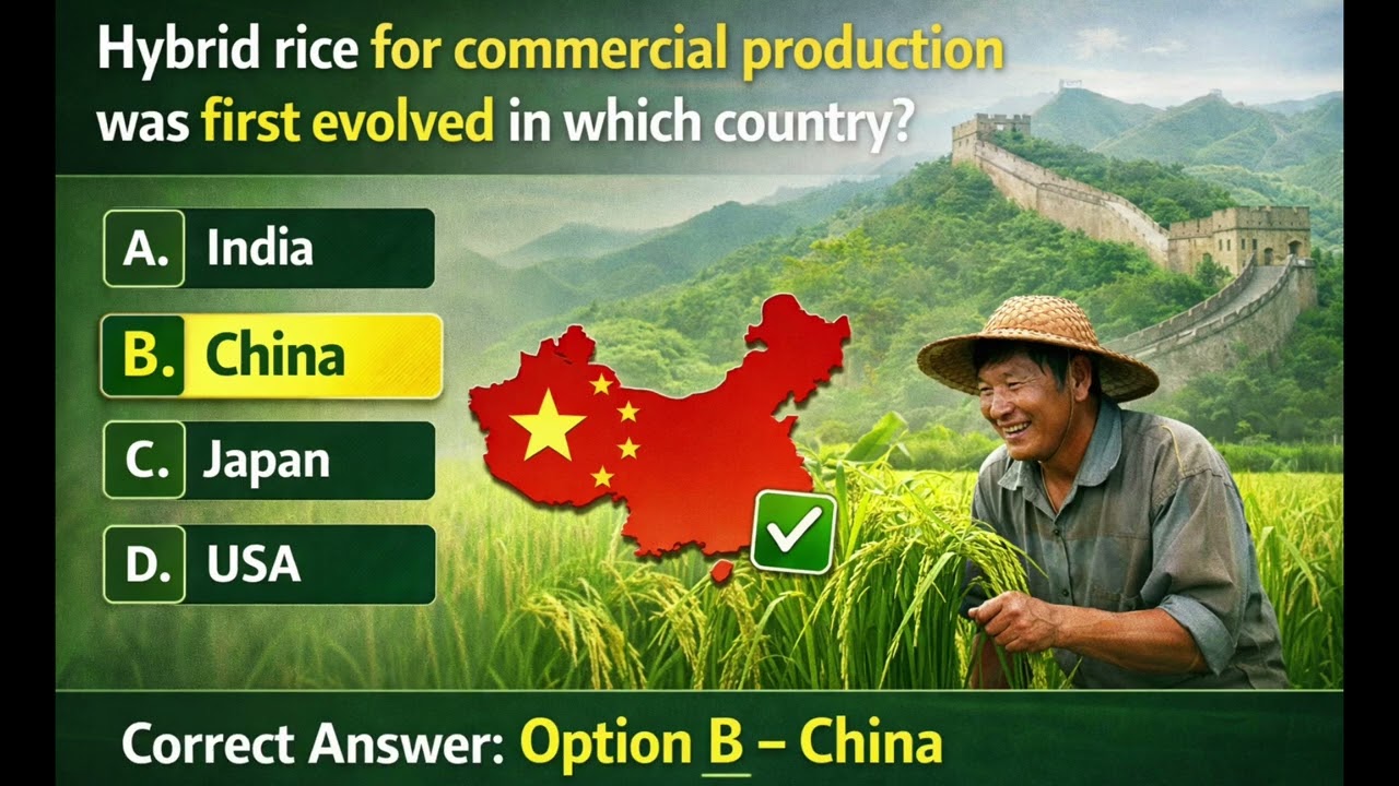 Agriculture Quiz | Test Your Agri Knowledge | AgriExam.com Part:-1