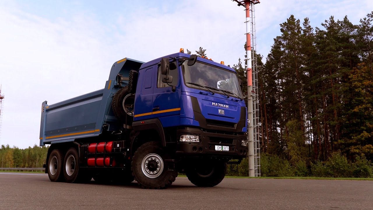 Газовый самосвал МАЗ-МАН 756К59 6х6 на метане (КПГ)