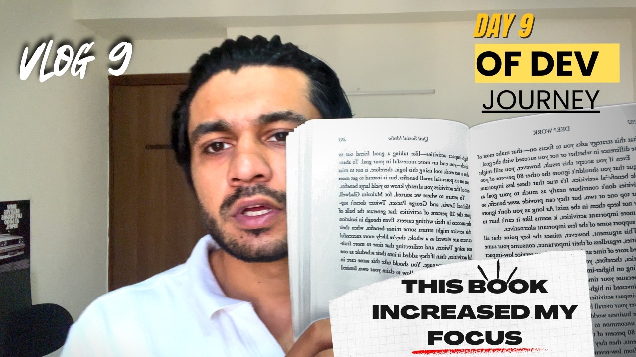 This BOOK Changed my Coding Routine and Habits | Day 9