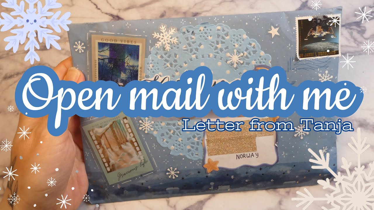 Open mail with me! 💙 Letter from Tanja 💙 | Lo-Fi music and NO talking