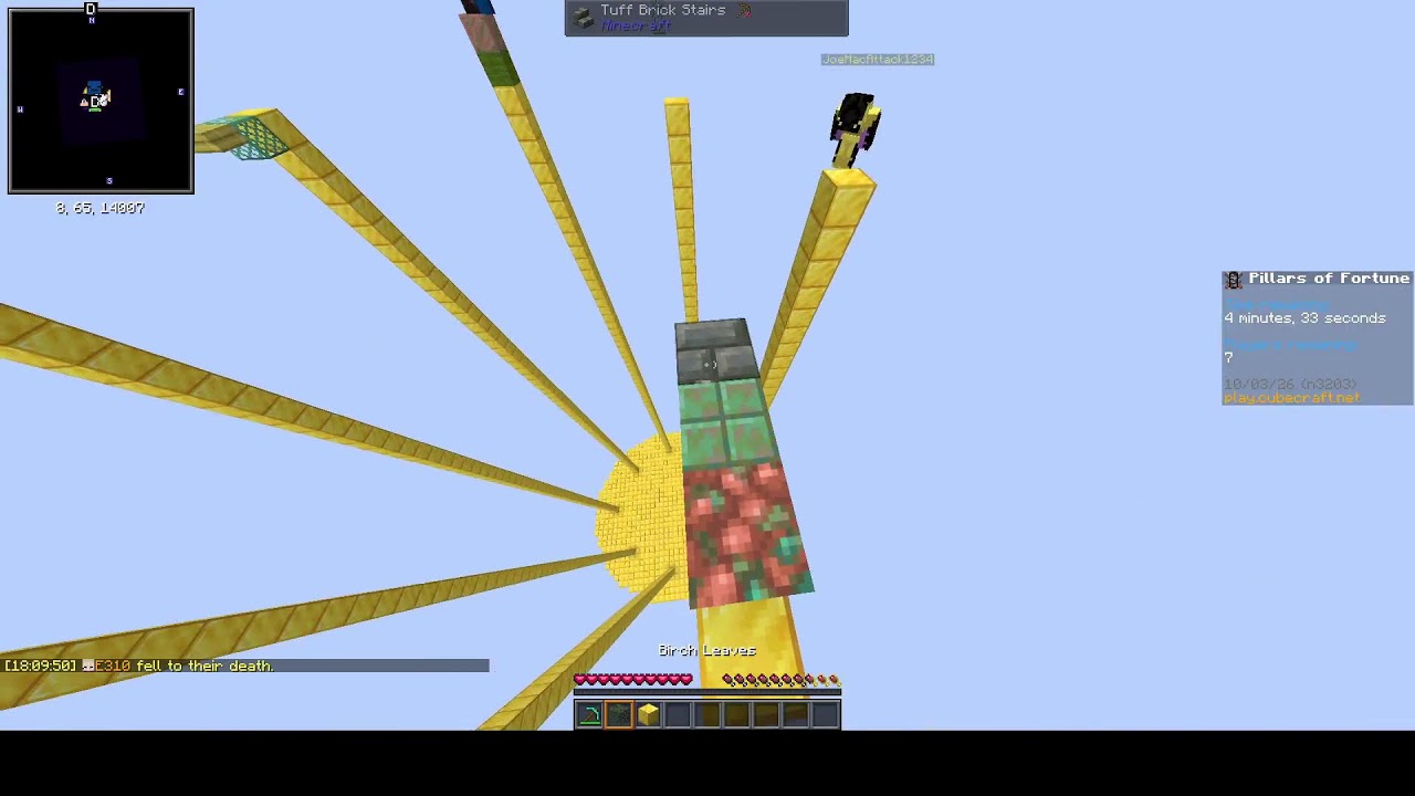 Ht1 Cubecraft Pillars Of Fortune fr (battle for bet vs corruptedawg)