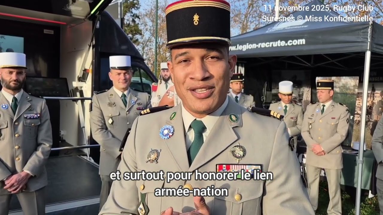 #11novembre avec la Légion étrangère - Interview du capitaine Johannick