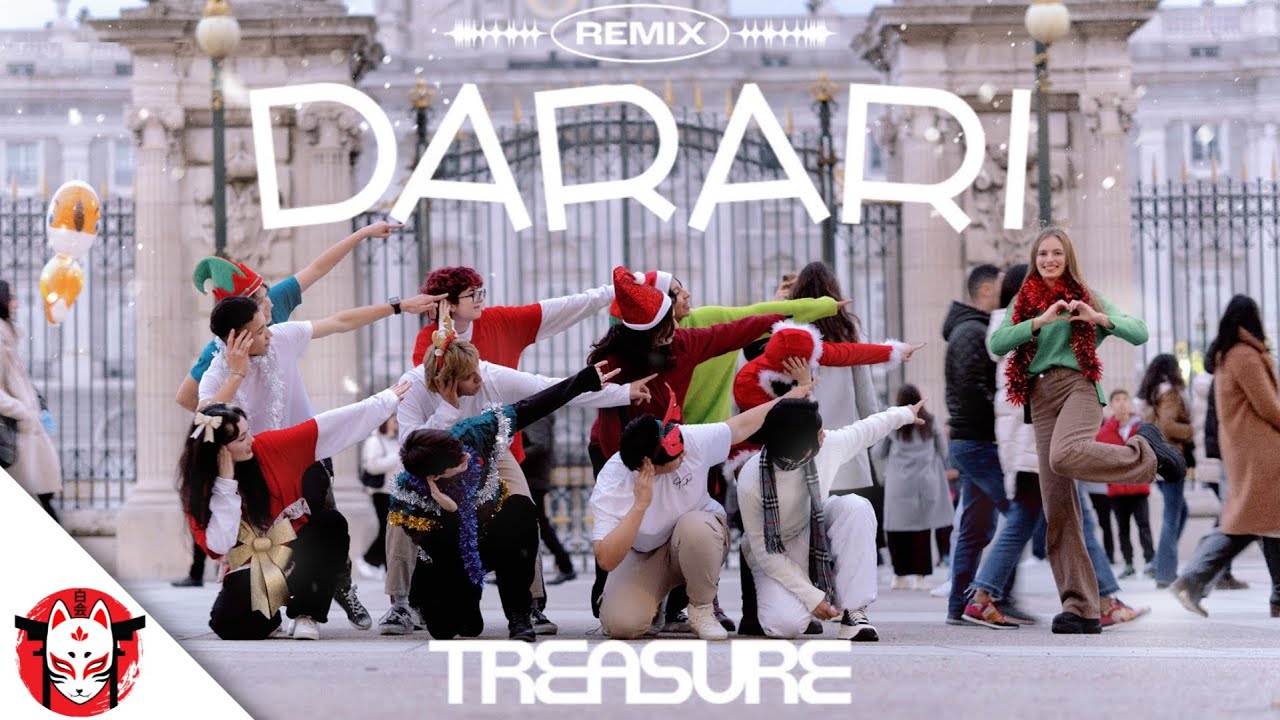 [KPOP IN PUBLIC | ONE TAKE] TREASURE (트레저) - 'DARARI' REMIX [ Xmas Ver. ] Dance Cover by Shiro-KAI