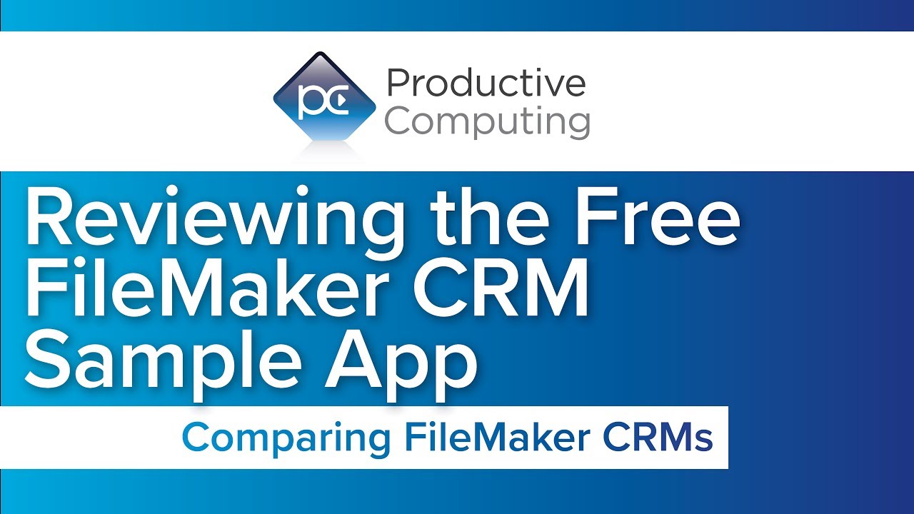 FileMaker CRM Sample App Compared with Core4 and Core5