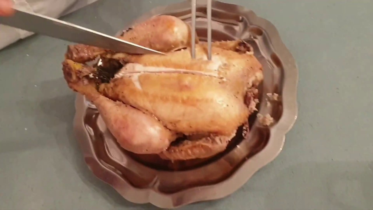 Poulet à la croûte de sel parfumé et savoureux ! الدجاج محمر على الملح