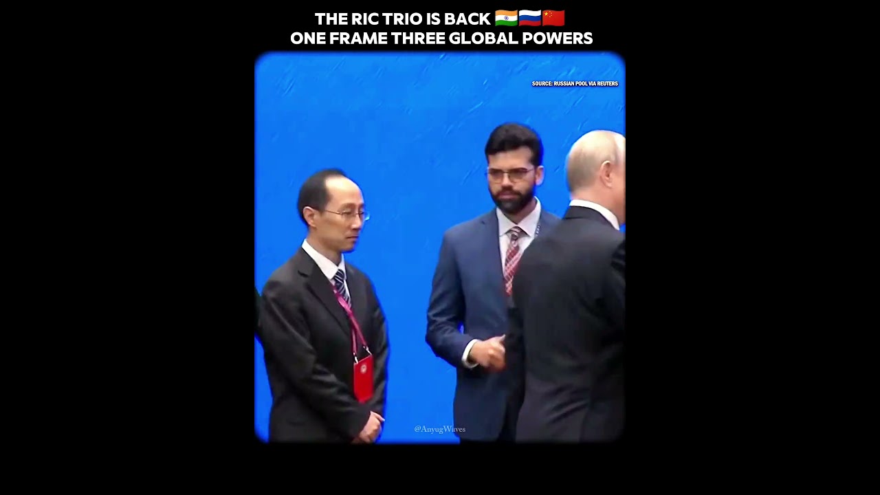 The RIC Trio is Back! Modi, Putin & Xi in One Frame 🇮🇳🇷🇺🇨🇳 #shorts