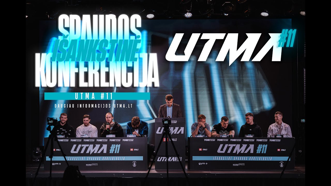 UTMA 11 IŠANKSTINĖ SPAUDOS KONFERENCIJA | VASARIO 22 | ŽALGIRIO ARENA