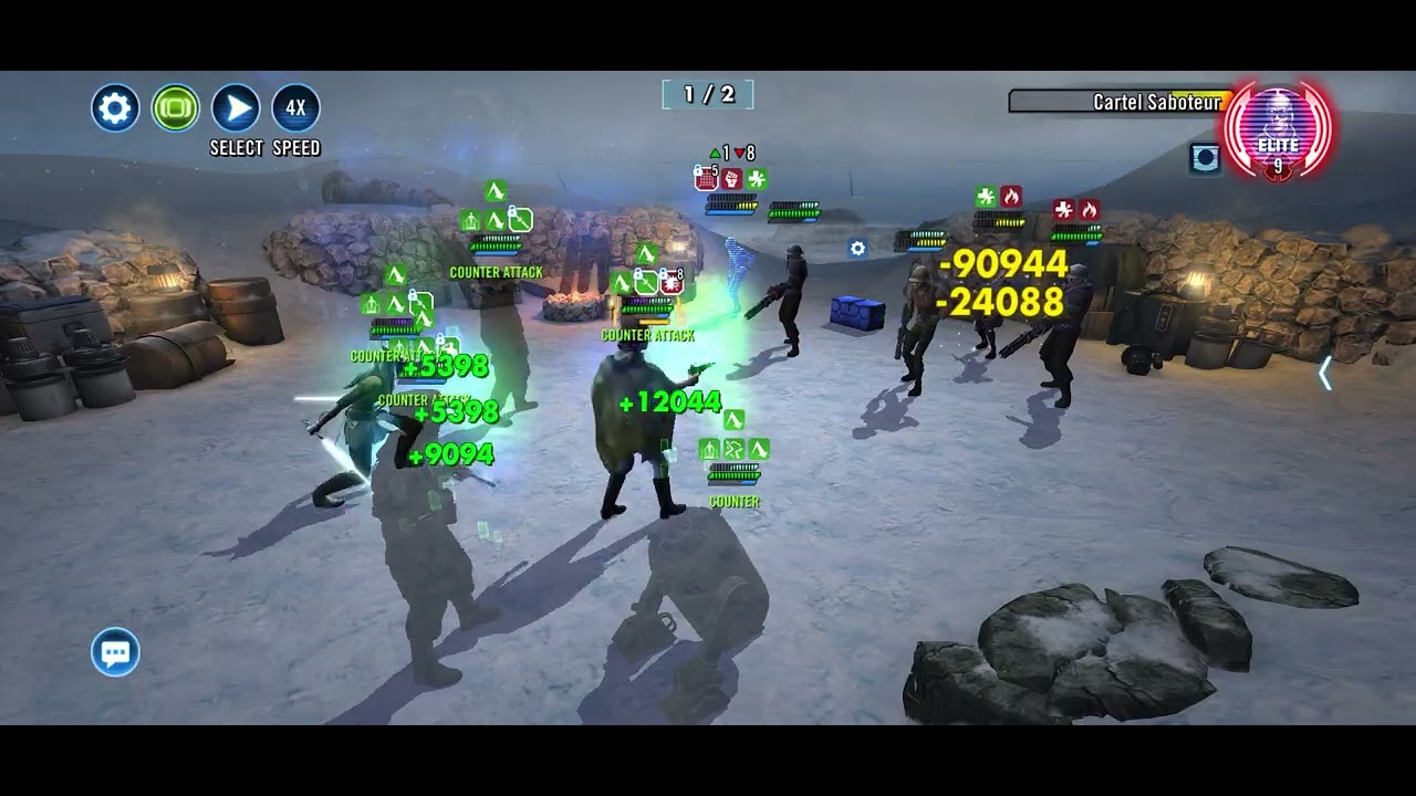 Leia and Rebels wreck Nest on Vandor 2/2 - SWGOH Rise of the Empire ROTE TB