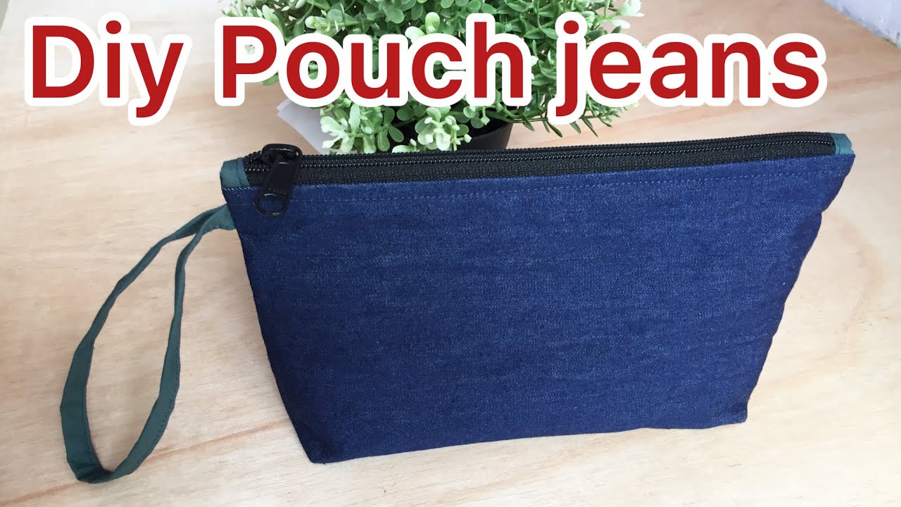 CARA MEMBUAT POUCH JEANS