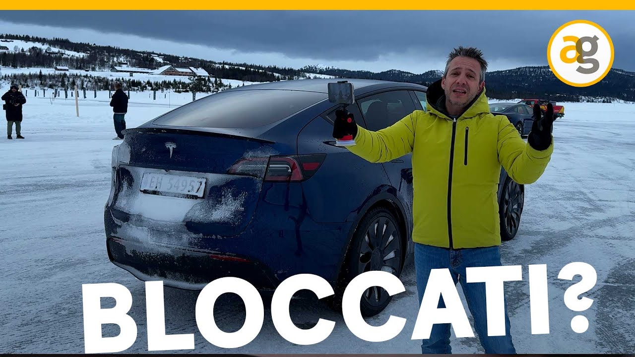 CON LE TESLA in NORVEGIA. ELETTRICHE e GELO, cosa succede davvero?