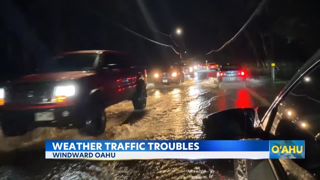 Navigating closed, flooded Oahu roads: Where to get real-time information during storms