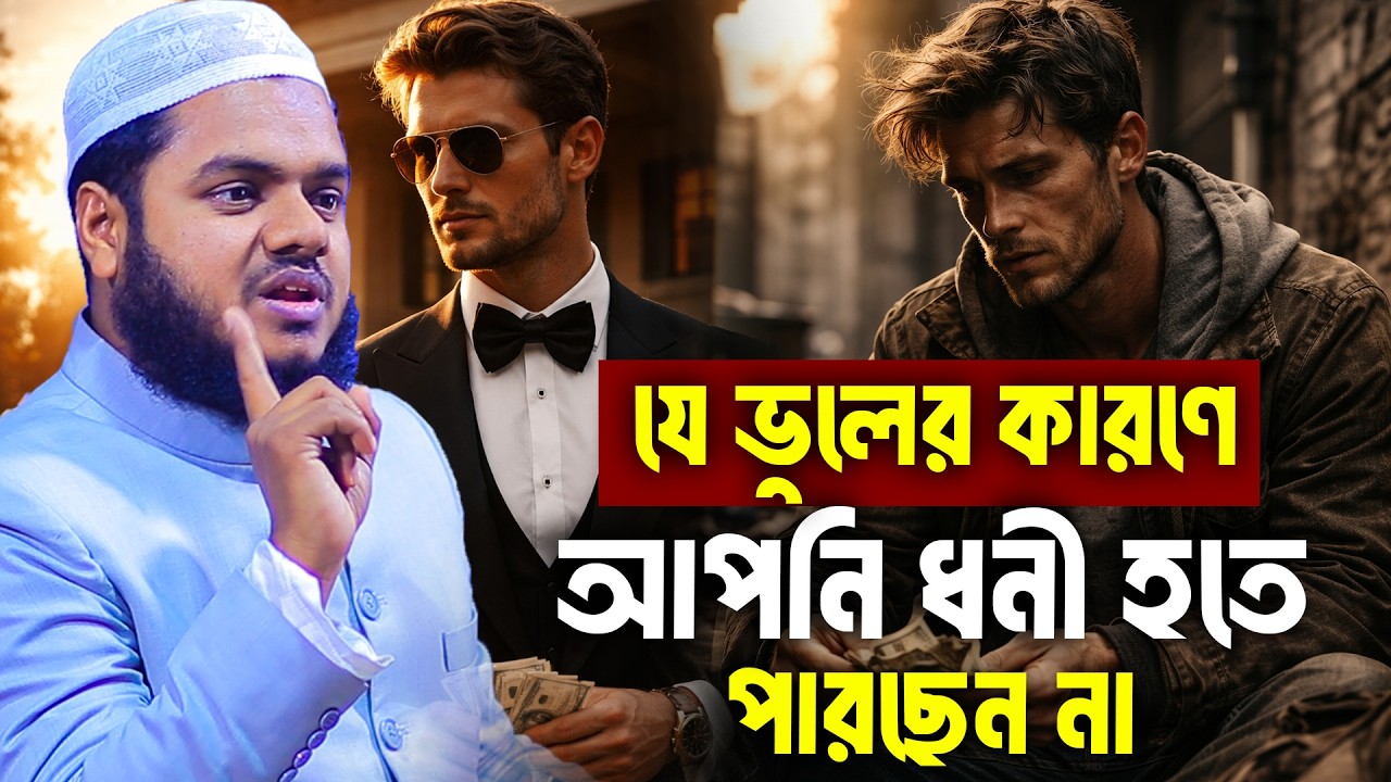 যে ভুলের কারণে আপনি ধনী হতে পারছেন না│Abdullah Bin Abdur Razzak New Waz│Abdullah New Waz