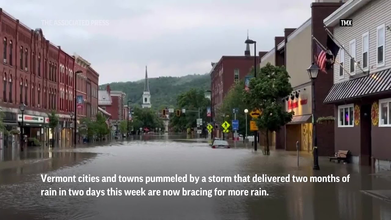 AP: Thunderstorms likely for flooded Vermont