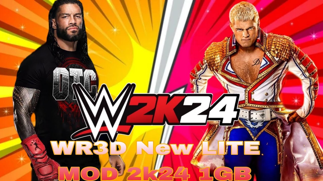 [100]wr3d 2k24 lite mod download link mediafıre ||wr3d mod 2k24 1GB Ram
