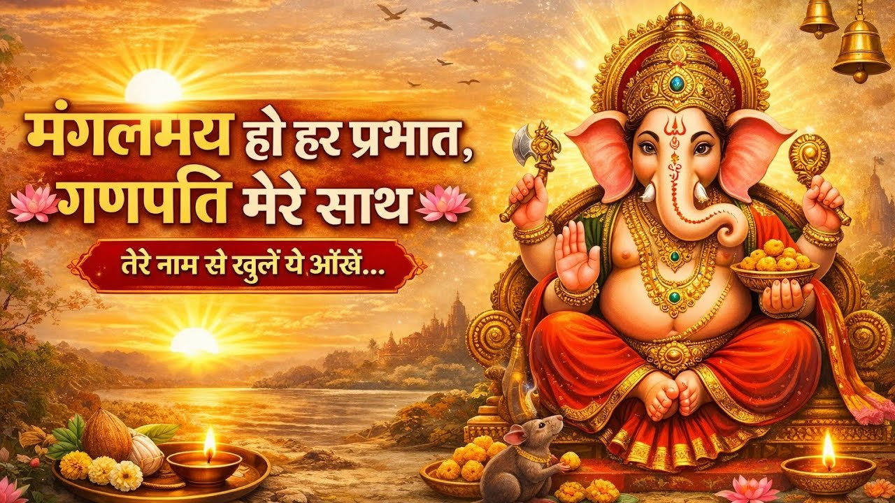 मंगलमय हो हर प्रभात | गणपति मेरे साथ | सुबह का सुंदर गणेश भजन 2026 #ganeshbhajan 