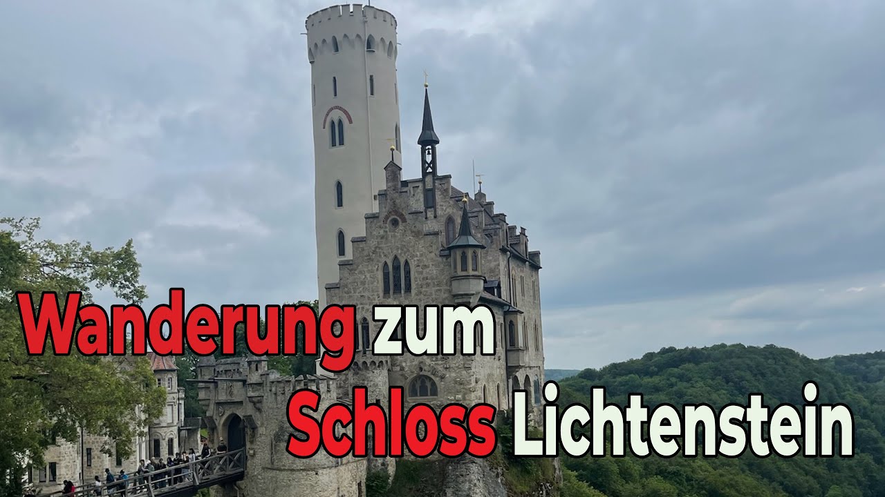 Lichtenstein, wandern zum Schloss Lichtenstein