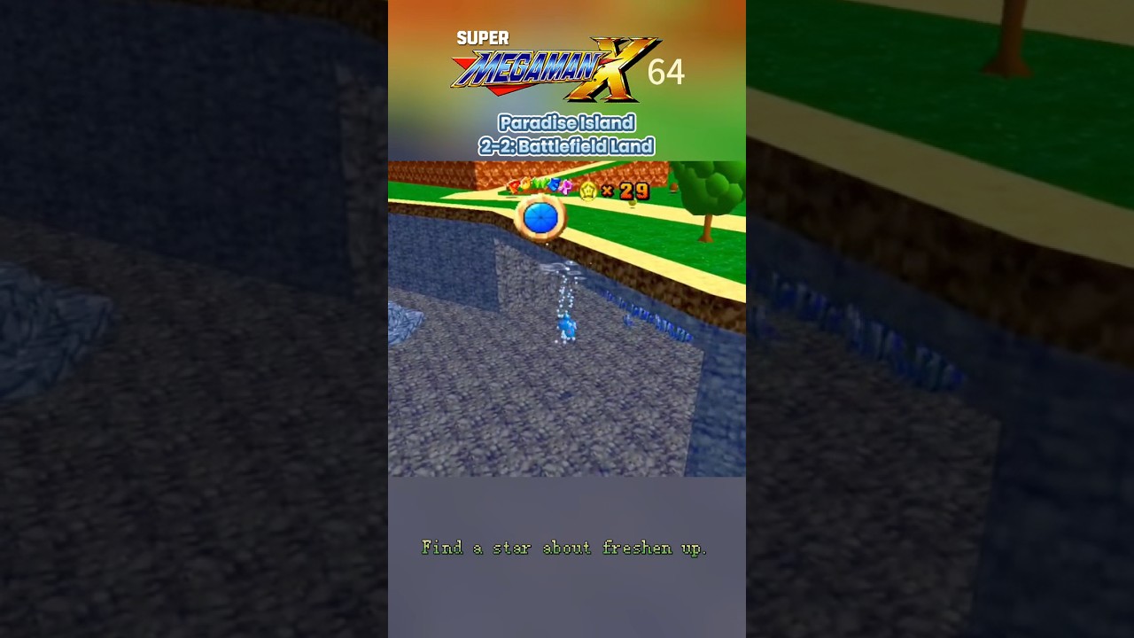 Super MegaManX 64 Paradise Island: Battlefield Land 