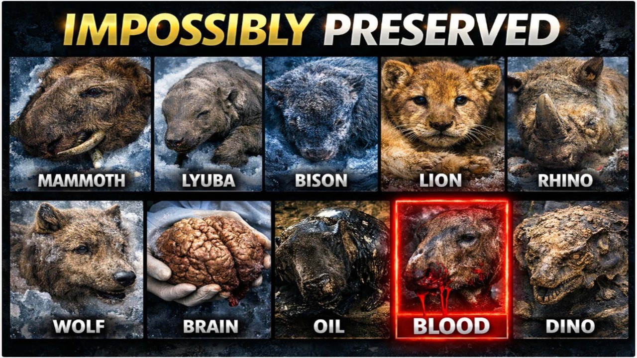 10 extinct animals found frozen in time that science can't explain