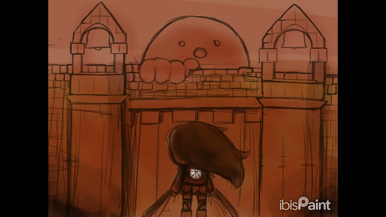 attack on troll speedpaint #hildanetflix #attackontitan