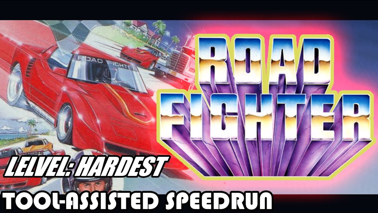 [TAS] Road Fighter - Difficulty: Hardest in 07:14 (ARCADE) / Production 2025
