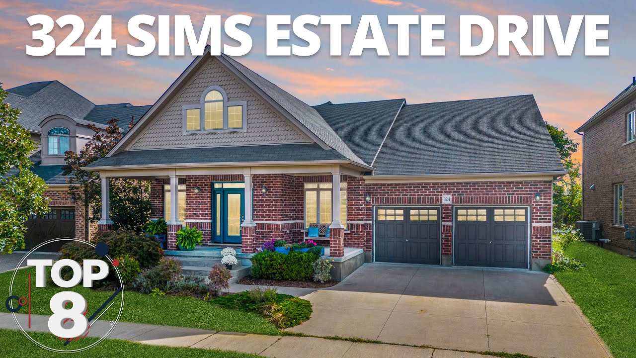 Excellent Edgewater Estates - 324 Sims Estate Drive - Kitchener Real Estate Video