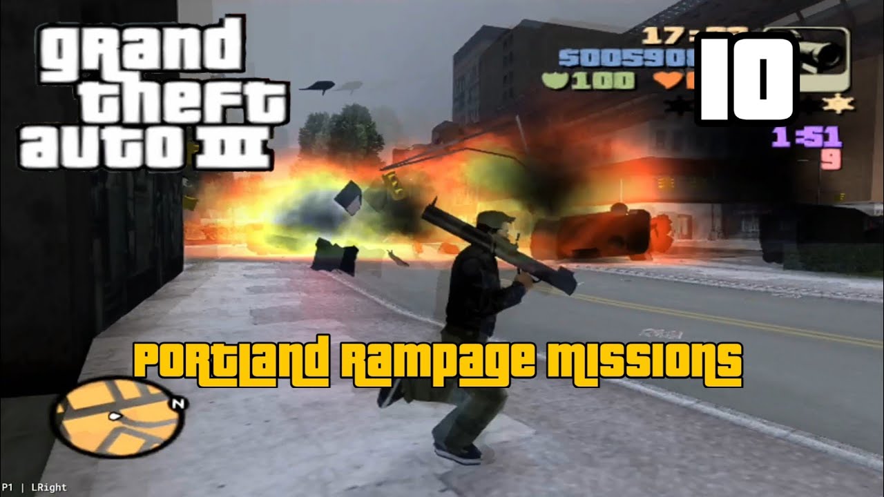 Portland Rampage Missions - Grand Theft Auto III PS2 - Gameplay 10, Guide, Walkthrough
