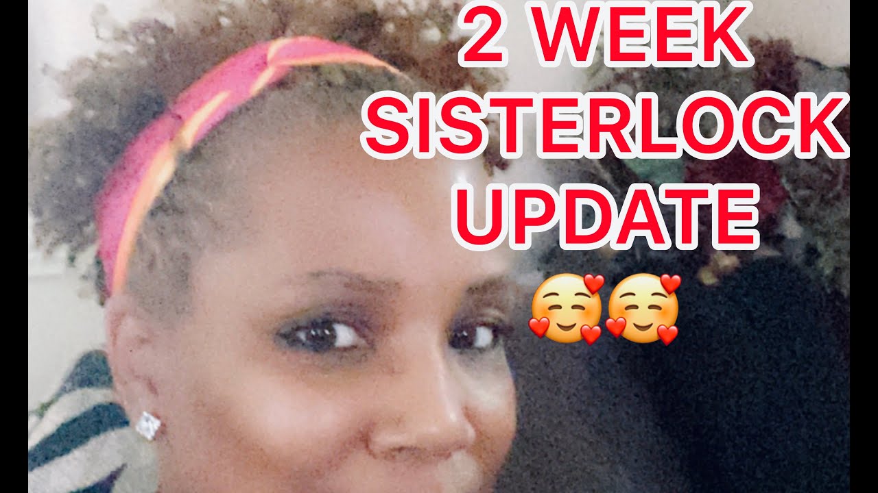 Sisterlocks two week update and unboxing starter kit #sisterlocks #microlocs #sisterlockstyles