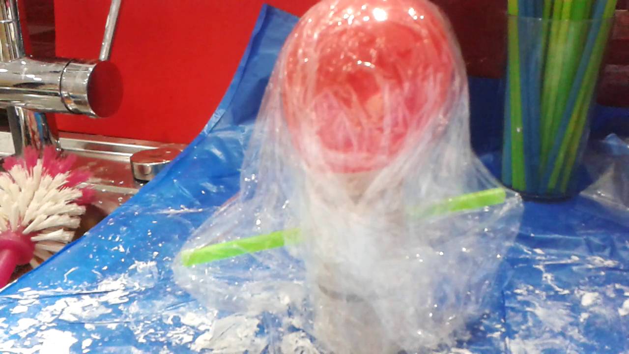 DIY Halloween Deko Geist aus Gips