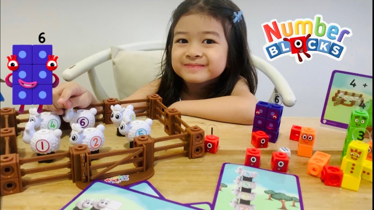 Learn Addition Facts to 6 with Gabby | Numberblocks Sheep Farm | Baby Playful #funmath