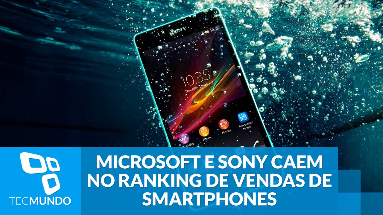Microsoft e Sony deixam top 12 de fabricantes globais de smartphone