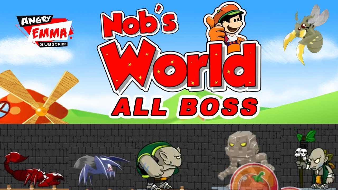 Nob's World - All BOSSes (Levels 10,20,30,40,50,60,70,80,90,100,110,120)