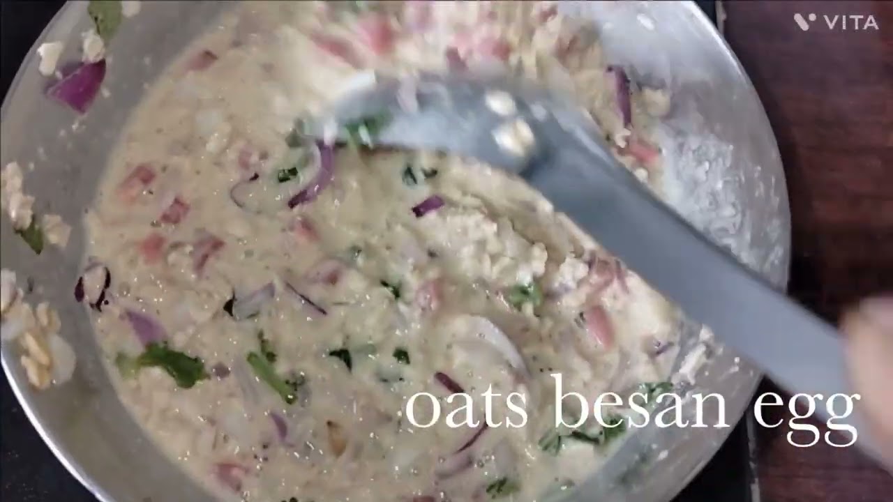 Healthy High Protein Breakfast And Dinner/Oats Egg Chilla