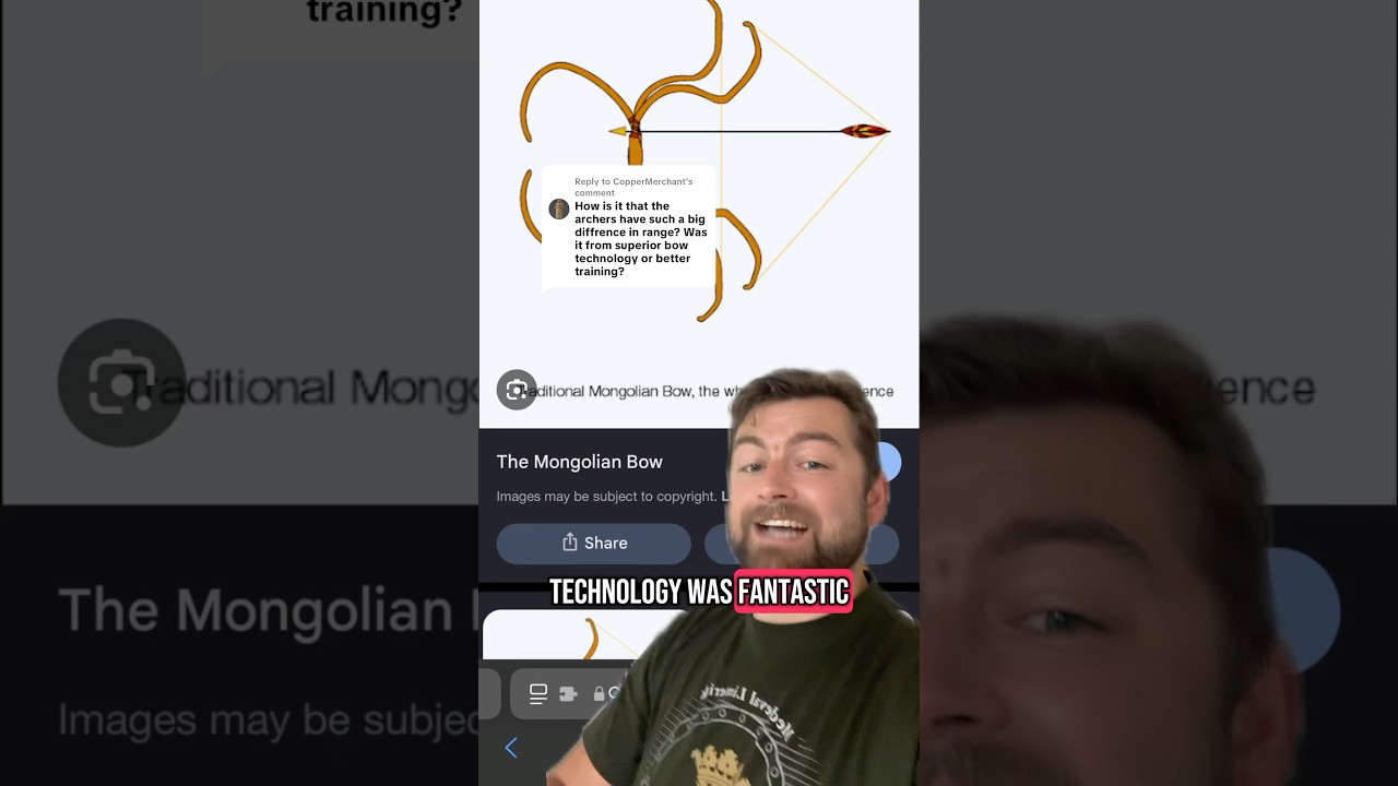 Why the Mongol Bow was so GOOD and Bad #shorts