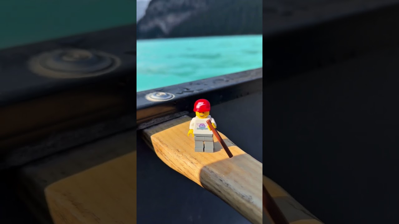 My LEGO sig fig took a trip to lake Louise in banff national park! What&rsquo;s a sig fig?⬇️
