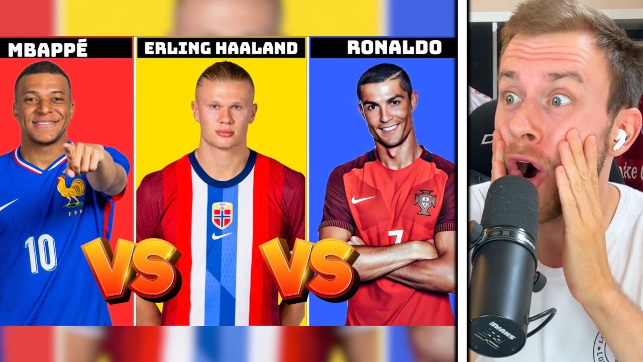 Mbappé vs Haaland vs CR7!! 👀🚀 (*sehr spannend!*)