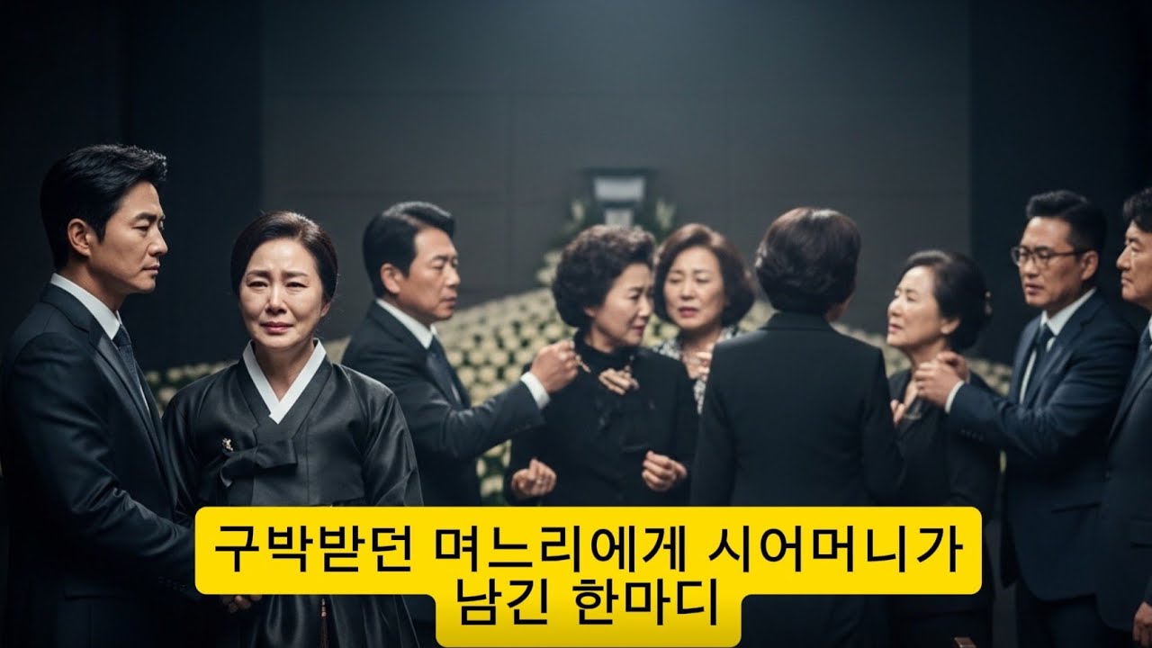 구박받던 며느리, 마지막에 시어머니가 남긴 한마디 l시니어 롱폼 l 가족이야기l 며느리의진심 l 감동사연 l 장례식반전 ㅣ 중년드라마